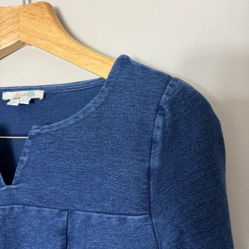 Boden Stretch Denim Jean Dress Womens Size 8 - Picture 3 of 9